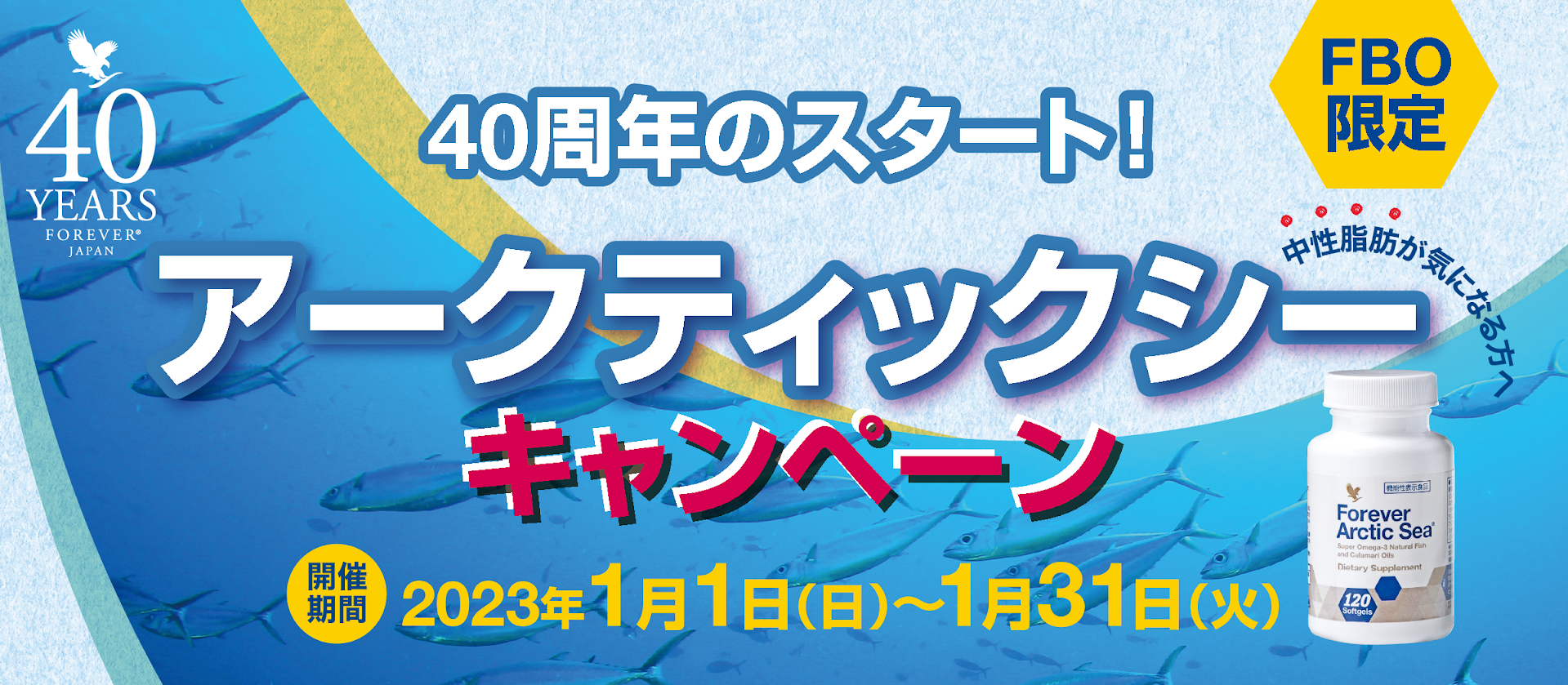 40周年のスタート！「アークティックシー」キャンペーン